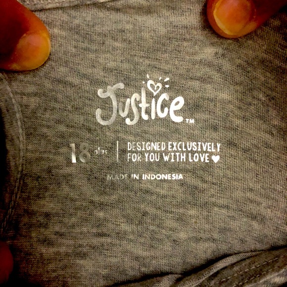 Youth Grey Long Sleeve Shirt - Picture 2 of 3